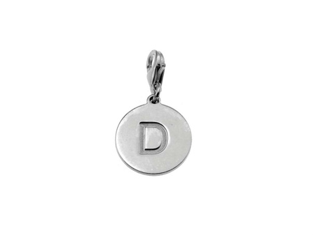 Obrazek Charms literka D na kółku