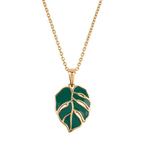 Obrazek Naszyjnik z liściem monstera