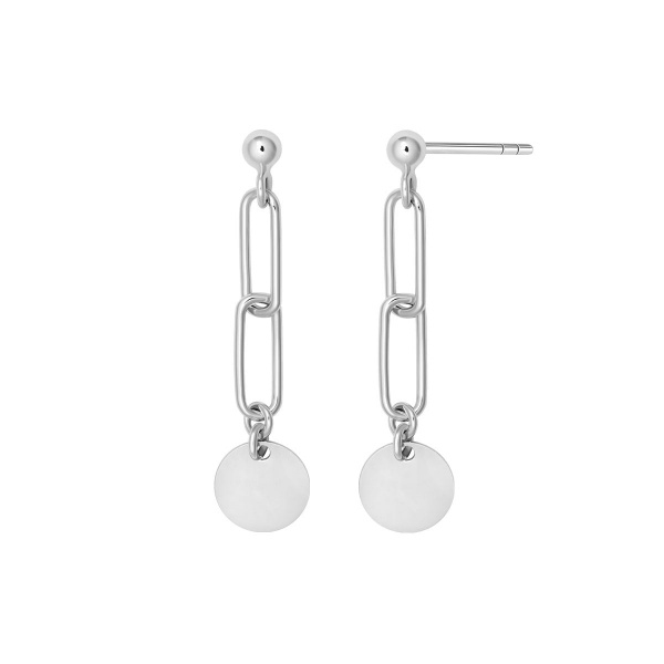 Obrazek Srebrne kolczyki z kółkiem kolekcja Senza