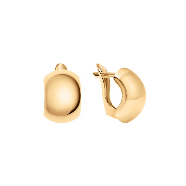 Obrazek Złote kolczyki z angielskim zapięciem