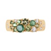 Obrazek Pierścionek złoty ze szmaragdami