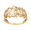 Obrazek Złoty pierścionek ażurowy