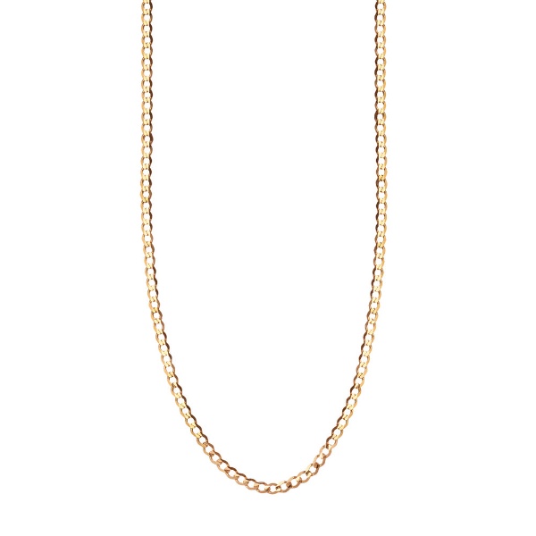 Obrazek Łańcuszek złoty pancerka szlifowana