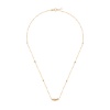 Obrazek Złoty naszyjnik z diamentowanymi kuleczkami