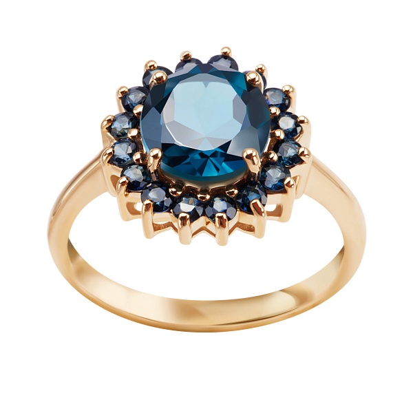 Zdjęcie Pierścionek Topaz London Blue