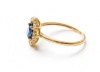 Zdjęcie Złoty pierścionek z szafirami