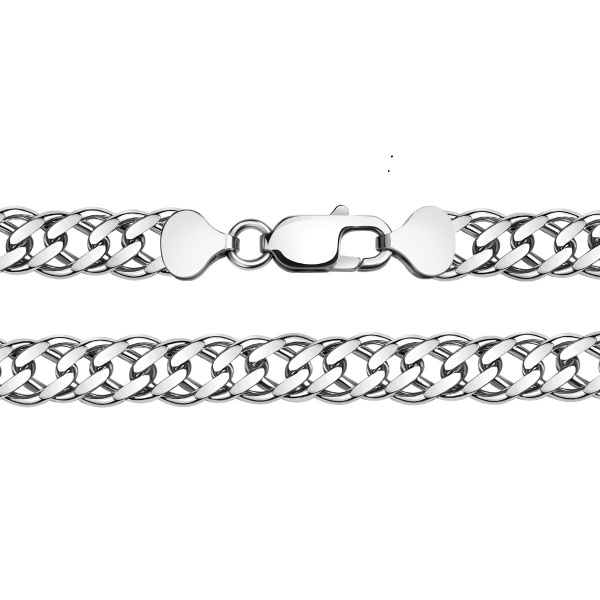 Zdjęcie Srebrna bransoleta podwójna pancerka