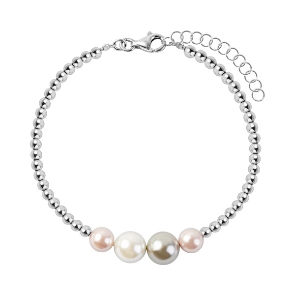 Zdjęcie Bransoletka z hematytem i muszlą