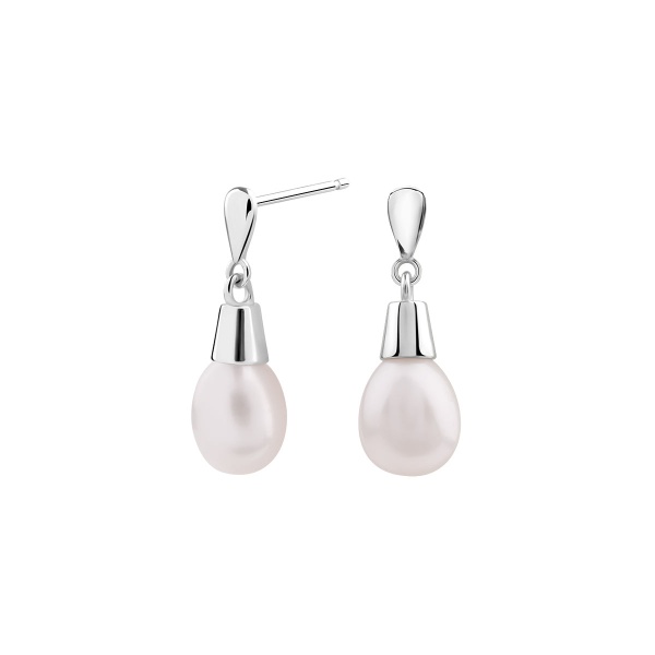 Zdjęcie Srebrne kolczyki z naturalnymi perłami Biwa